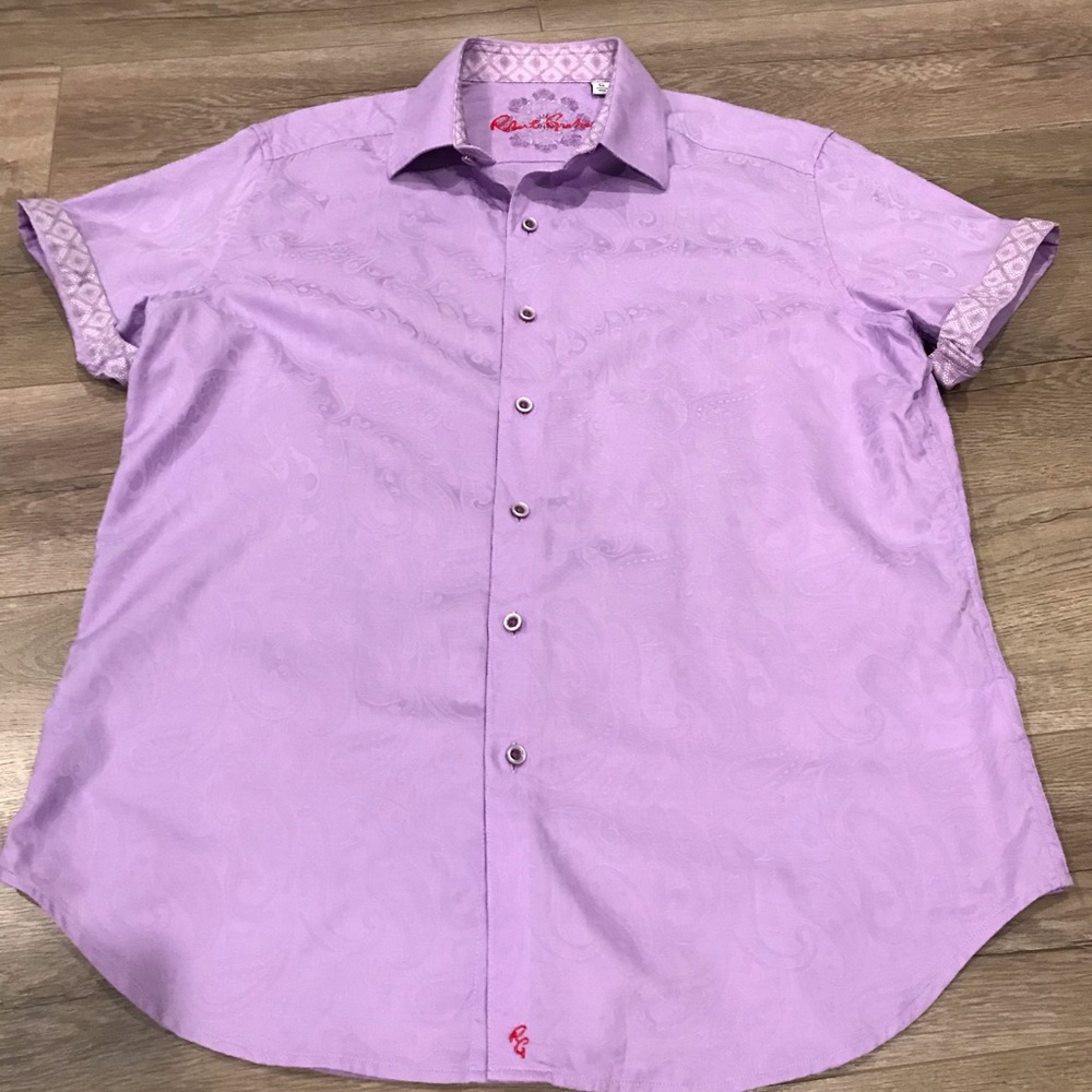 Men’s Robert graham button up shirt sleeve